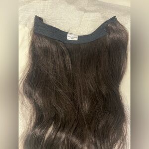 Hidden Crown- Natural Deepest Brown Hair Extension